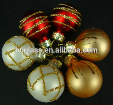 Christmas ornament glass hanging balls