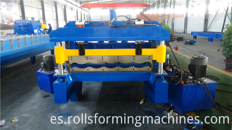 step tile forming machine