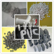 gray rigid plastic pvc pipe fitting profile compound