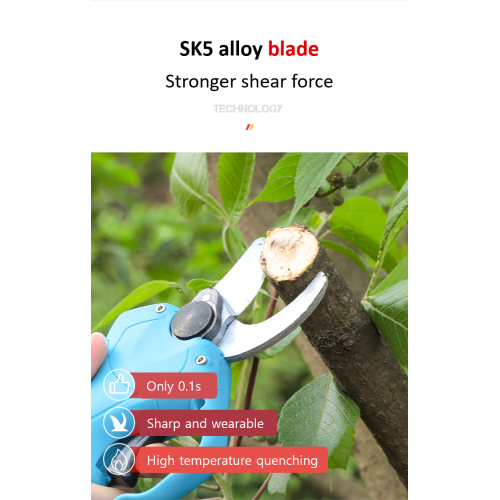 rechargeable Battery Cordless Electric 25mm Pruning Shears