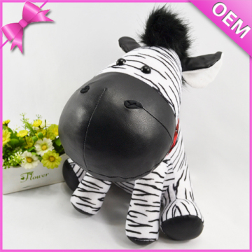 20cm Sitting Black and White Stripped Stuffed Zebra, Plush Zebra Toy, Stuffed Animal Toy