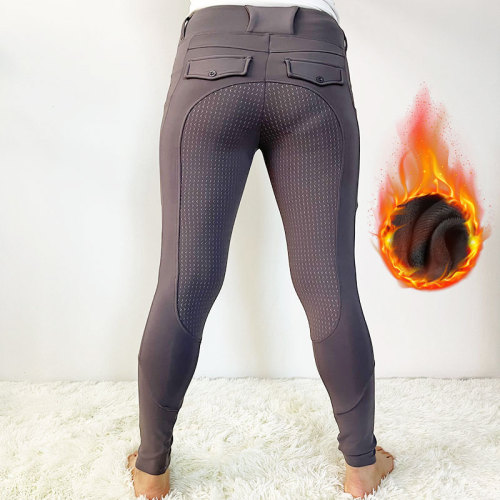 Winter 2 Colors Thickened Women Equestrian Sports Leggings