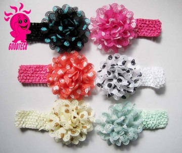 Girl's Head Accessories hairband Baby Headband flower princess headband elastic flower hairband