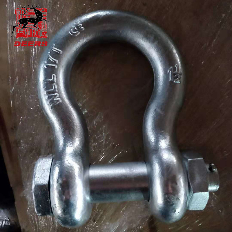 US Type Galvanized steel Marine Anchor Link Chain shackle