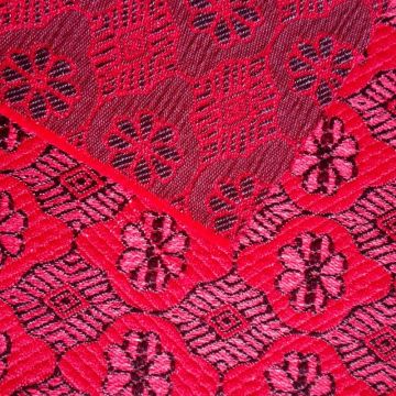 Synthetic Fabric Jacquard Elastic For Women's Overcoat