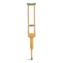 Non-Slip Three-Section Crutches for Elderly Mobility