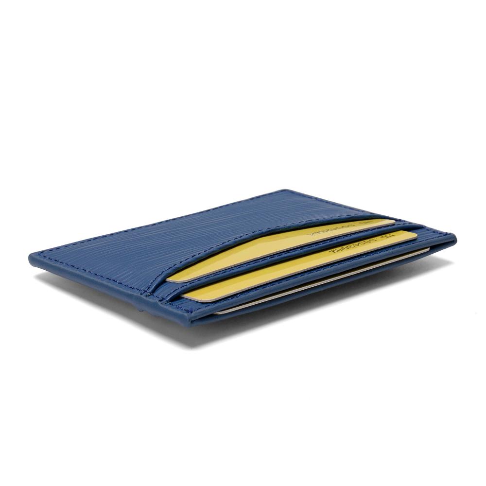 Blue EPI Mönster gratis anpassning Slim Card Holder