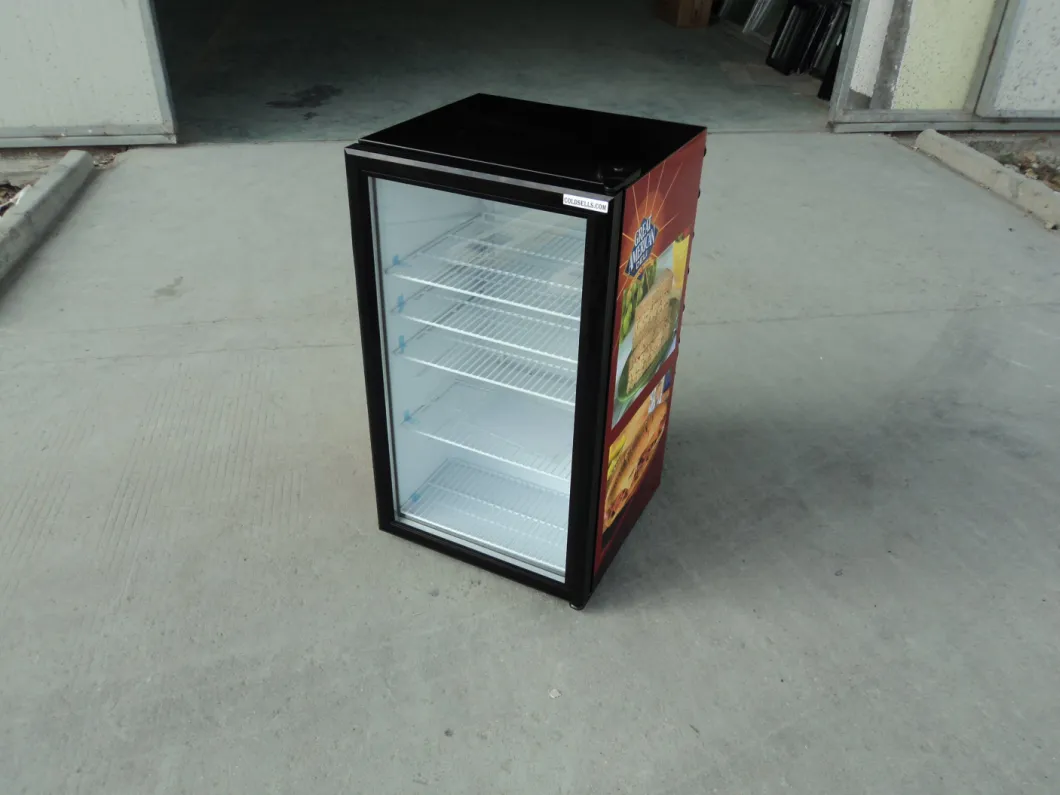 Smad OEM 3.5 Cu. FT Hot Wall Condenser Mini Beverage Showcase for Commercial Use