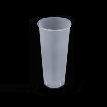 High Quality Disposable Frosted PP Injection Juice Package Cup with Lid