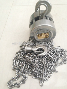 stainless steel manual chain hoists