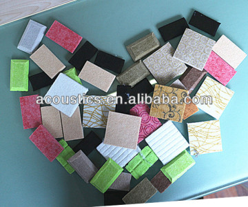 waterproof soild decorative acoustical fabric wall panels