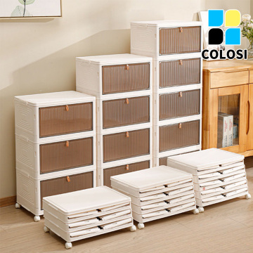 Large-capacity foldable storage box