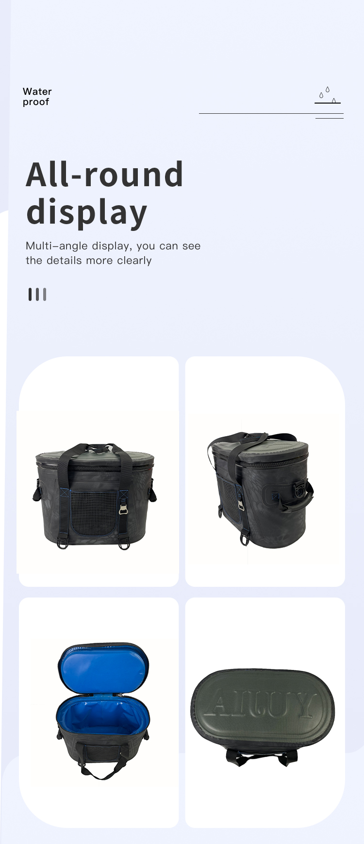 TPU Insulated ice pack Insulated Lunch Bag  Custom  Printing Tote Bags Cooler Picnic Food Lunch Box Bag