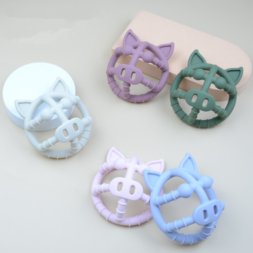 Babi Bentuk Silicone Teether Rings