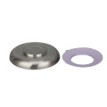 Silicone suction base stainless steel feeding plate