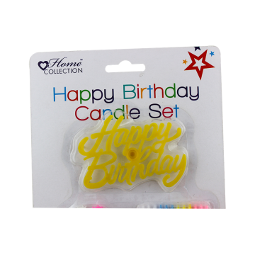 Happy Birthday Candle Set