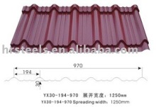 corrugated tile metal roof tile