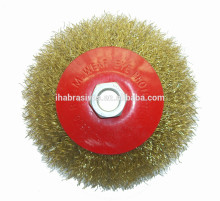 crimped wire bevel brush