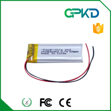 3.7v nominal voltage li-poymer battery 502050 audio equipments battery
