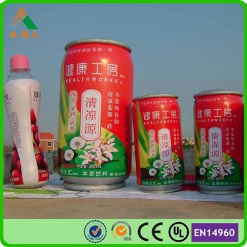 Cheap big inflatable coke bottle/ inflatable wine bottle/ inflatable liquor bottle