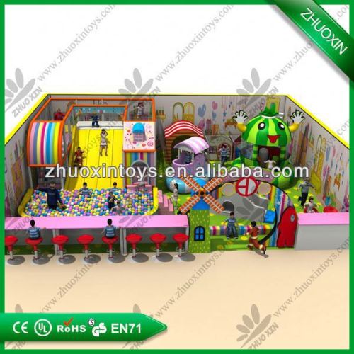 Hot sell indoor playground equipment with slide