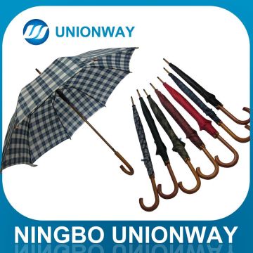 58.5cm wooden handle straight umbrella