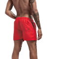 Shorts décontractés rouges pour hommes personnalisés