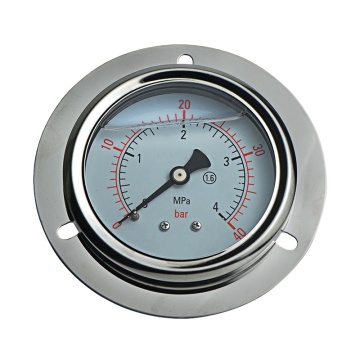 Liquid filled glycerine pressure gauge