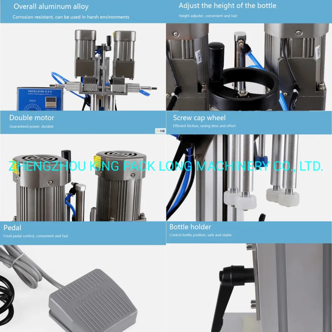 Semi Automatic Desk Type Capping Machine Plastic Bottle Shampoo Capper Machine