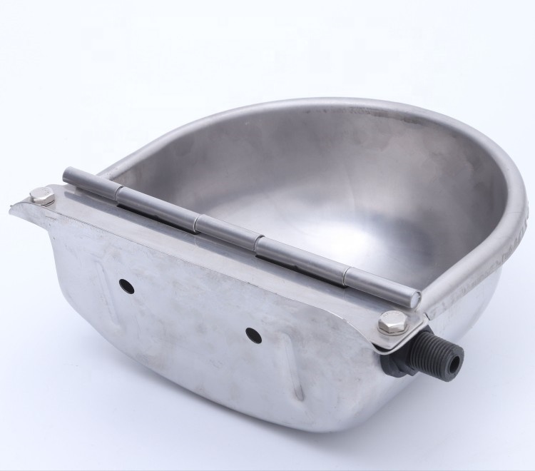 high quality food grade AISI 304 stainless steel animal drinking water bowl