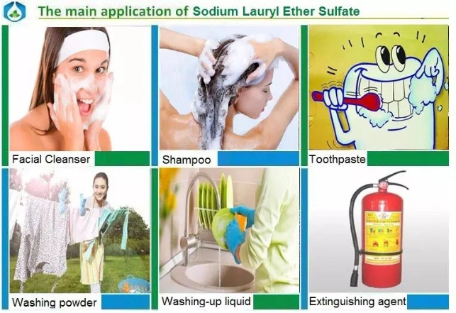 SLES 70% Sodium Lauryl Ether Sulphate SLES 70 N70 Guaranteed Quality