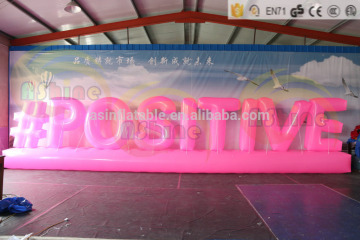 Giant Advertising inflatable figure PVC used inflatable letter
