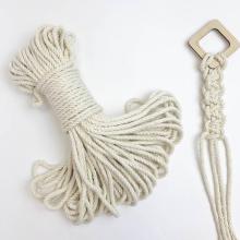 natural twisted jute string macrome organic cotton rope