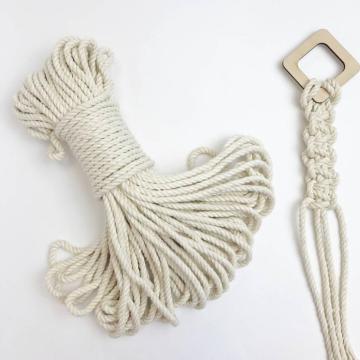 natural twisted jute string macrome organic cotton rope