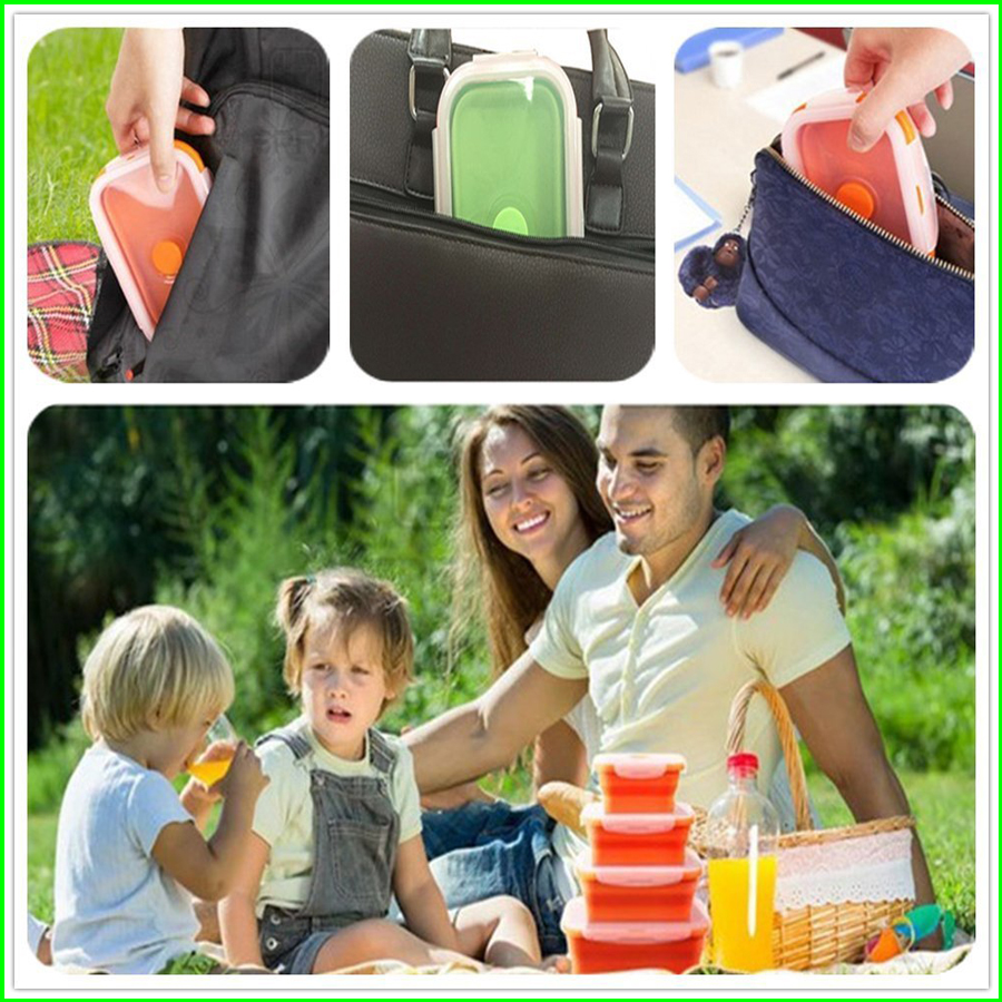 Outdoor-Silicone Food Storage Containers