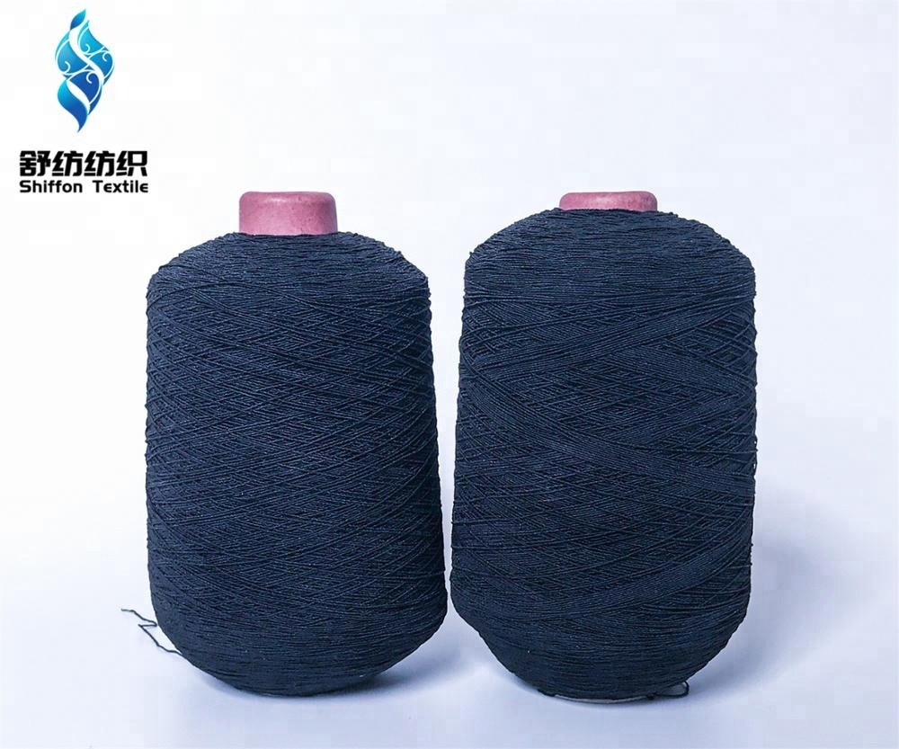 Lycra spandex covered yarn Latex rubber elastic yarn for gloves socks