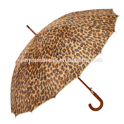 Wholesale cheap durable rainproof polyester fabric straight umbrella