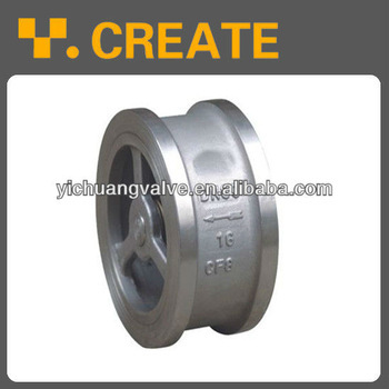 stainless steel wafer check valve