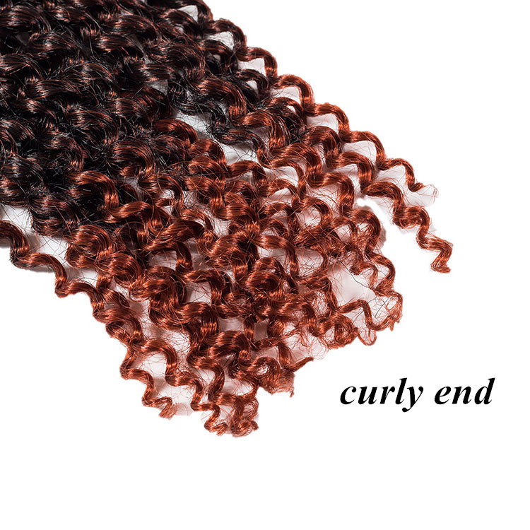 High Quality 18 Inch Passion Twist Hair Water Wave Crochet Hair Passion Twist Braids Synthetic Hair Extension