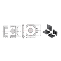 For Transformer Mn-Zn Pq Type Magnetic Ferrite Core