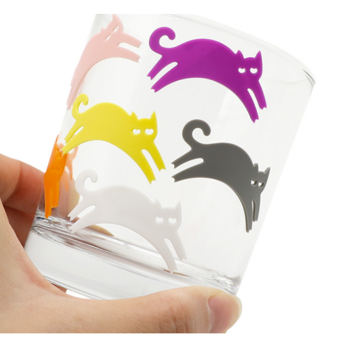 6 cái Cat Wine Glass Markers Tags For Bar