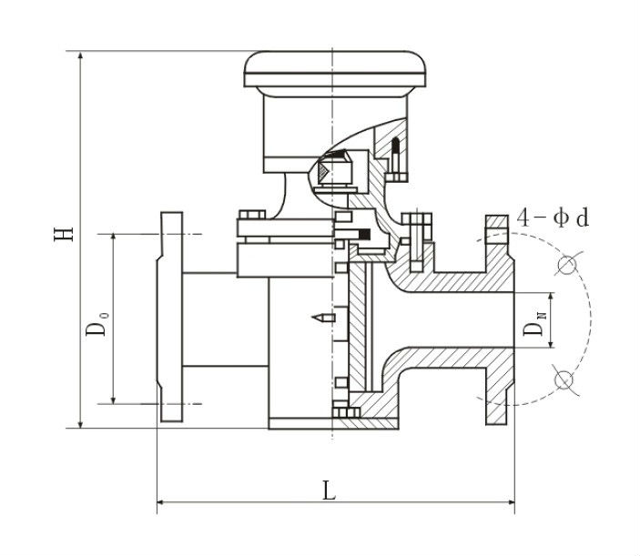 Hot Sale China Cheap Ellipse wheel /dn100/150/200 PN16 oval gear flow meter