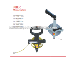 Measuring tape for track and field equipment