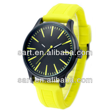 Silicone strap gentle men sports watch