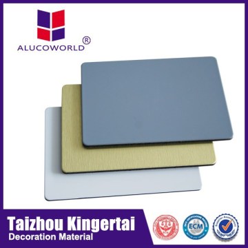Alucoworld High quality for hotel projects use 4mm aluminum composite panel