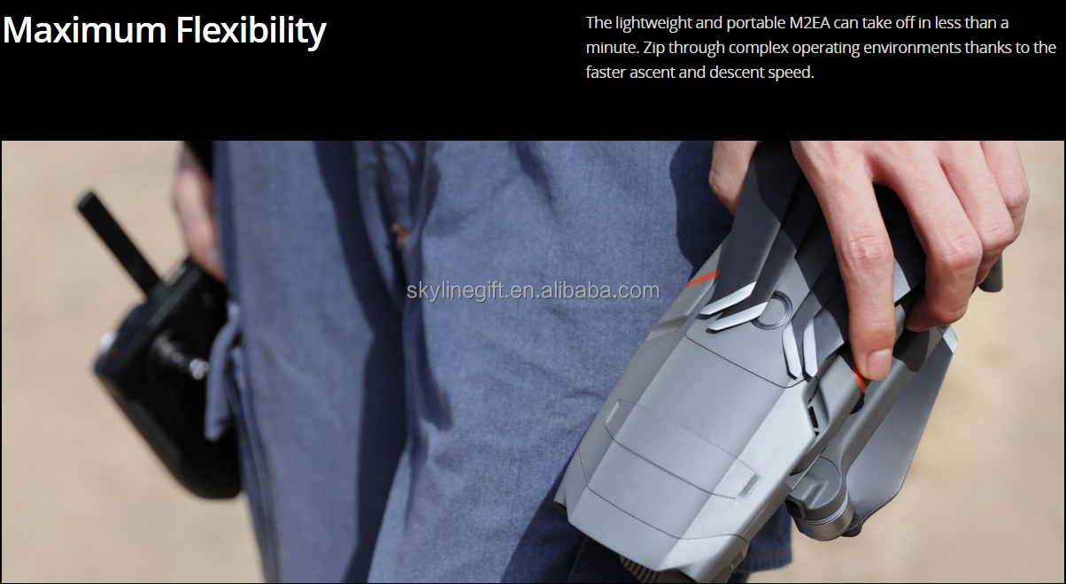 DJI Mavic 2 Enterprise Advanced 48MP Visual Camera with obstacle sensing UAV dual camera for search and rescue, firefighting