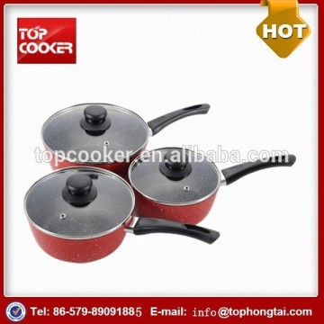 Alibaba Good Qulity Aluminum Marble Coating Induction Milk Boiling Pot
