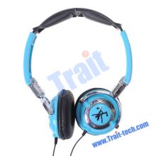 Fashionable and High Quality Hippest Lowrider DJ Headphones with Mic (Baby Blue)