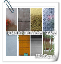 Clear and Tinted Figured Glass