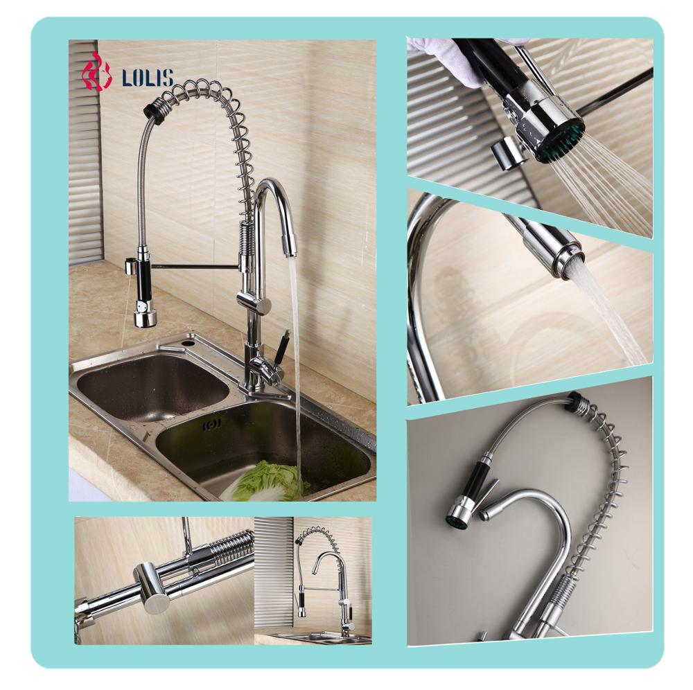 A0023C new fashion style pull out kitchen faucets withchrome plating kitchen mixer